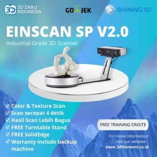 Einscan SP Industrial Grade 3D Scanner Bergaransi Resmi